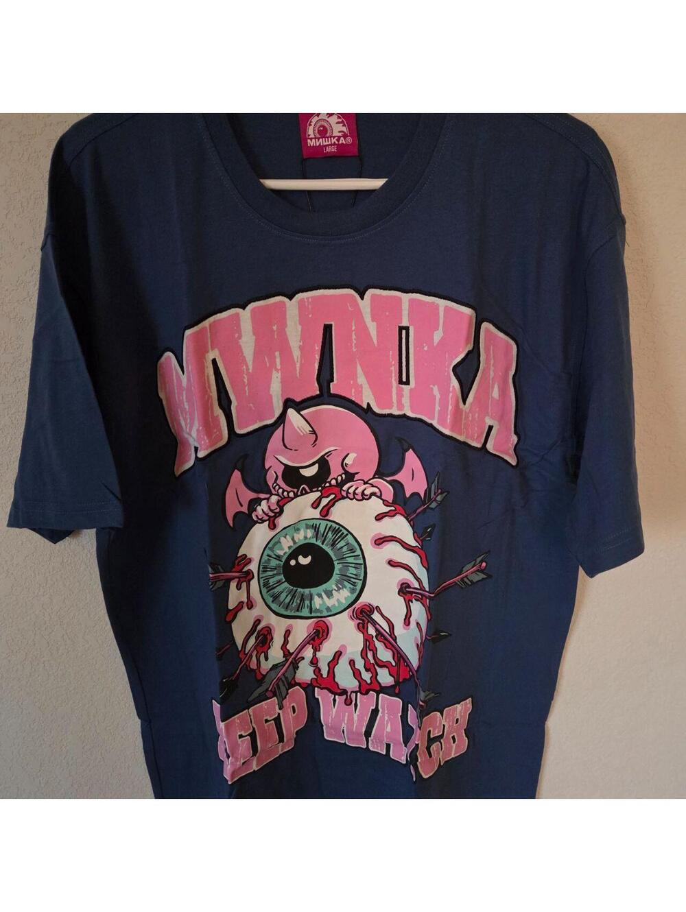 Mishka NYC Men's Blue Tshirt